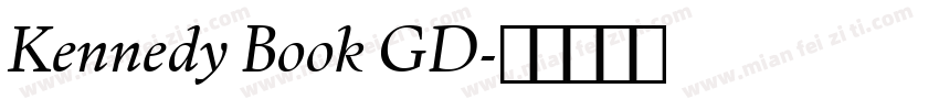 Kennedy Book GD字体转换